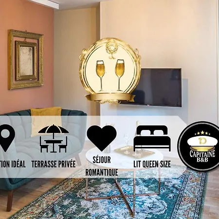 Champagne En Terrasse - Quartier Historique - 2 Pers. Apartamento *